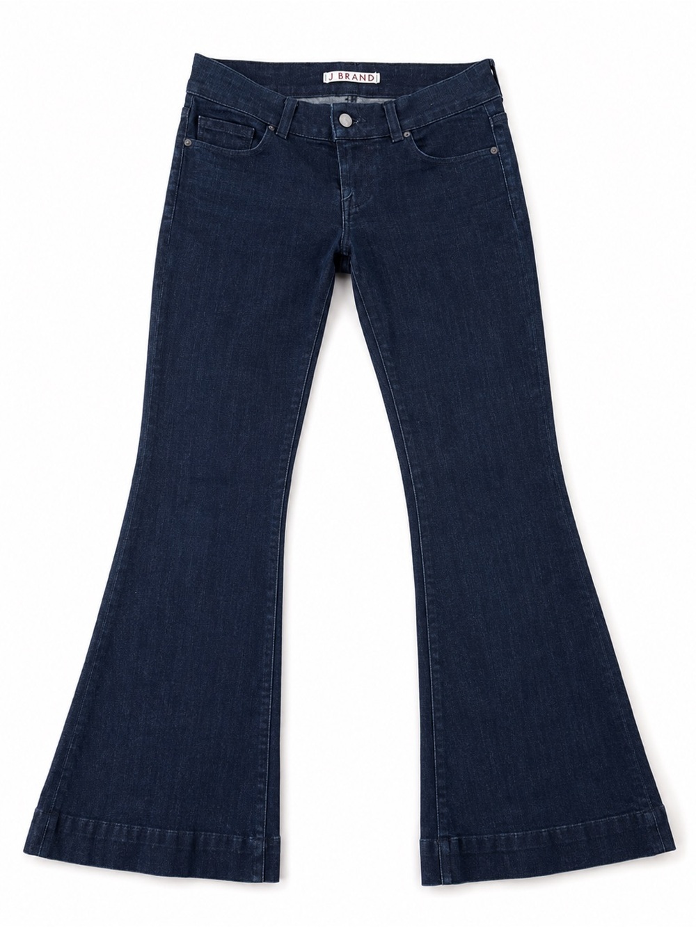 J Brand Lovestory Flare Dark Indigo Y2K style jeans sz 26 Low Rise